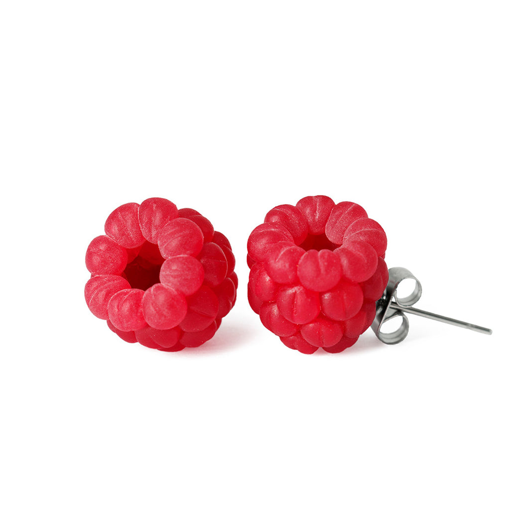 Lightbulb Clear Red Stud Earrings – KimiJean Creations, LLC